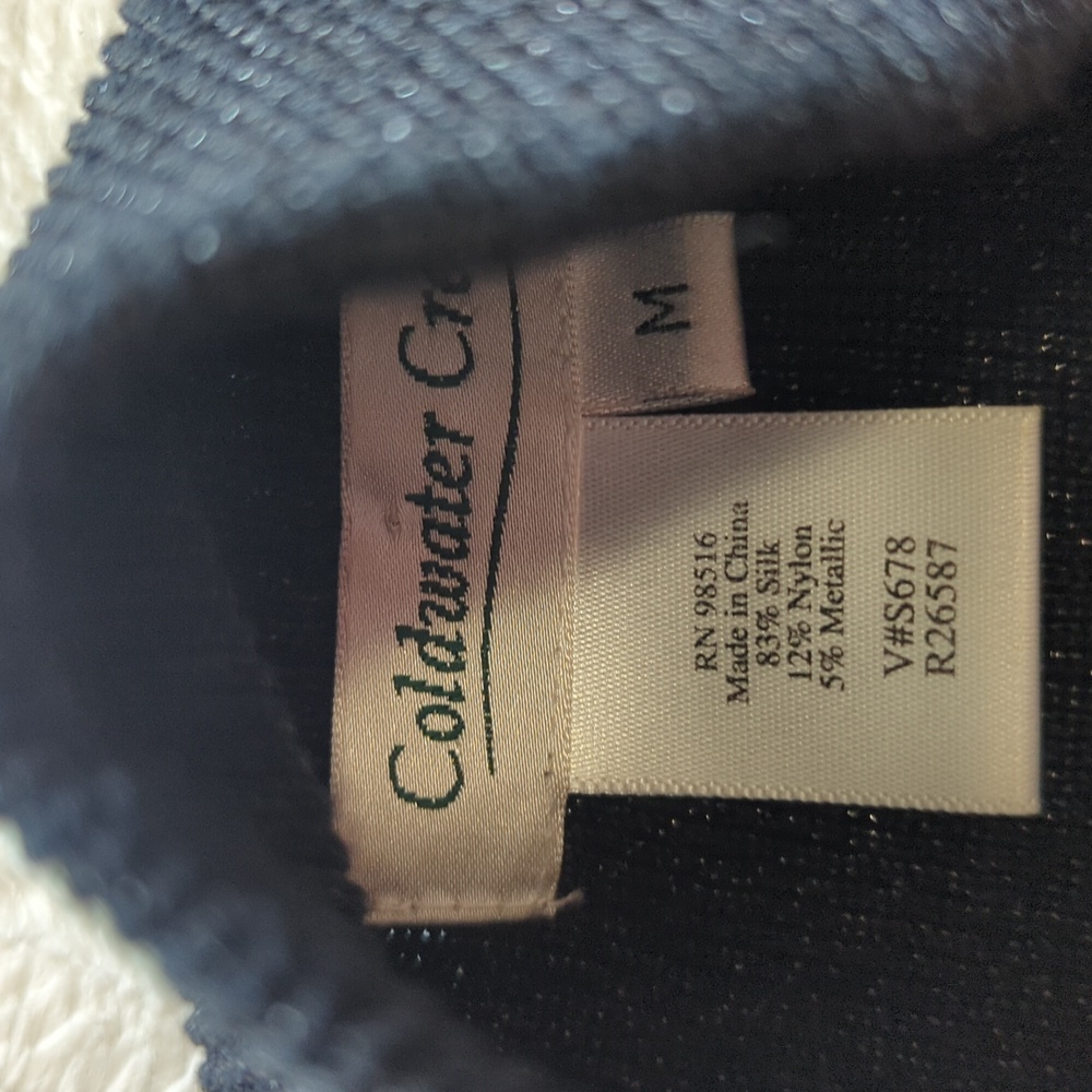 EUC Coldwater Creek Mock Neck Sleeveless Top - Picture 5 of 7